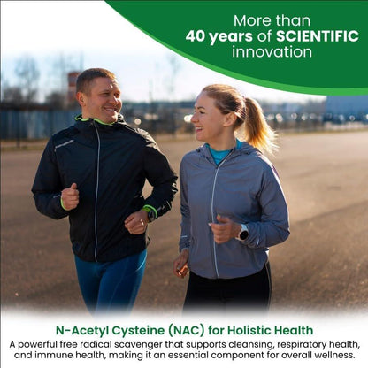 HealthLife N-Acetyl L-Cysteine (NAC) 600mg, 120 Capsules - Non-GMO, Gluten Free, 120 Servings