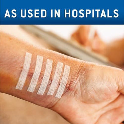 Care Science Adhesive Wound Closure Strips, 1/4 x 4 in, 30ct | Sterile Strips for Closing Minor Cuts & Wounds