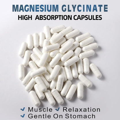 Magnesium Glycinate 400 MG per Serving 100% – Gentle on the Stomach: Unlike magnesium citrate or oxide, which can – Image 12