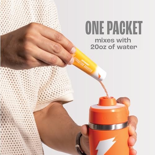 Gatorade Hydration Booster Electrolyte Drink Mix Powder Packets, Citrus Berry, Advanced Electrolyte Blend, No Added Colors, No Artificial Sweeteners, Essential Vitamins A, C, B3, B5, B6, Makes 20 Fl Oz (6 Pack) - görsel 5