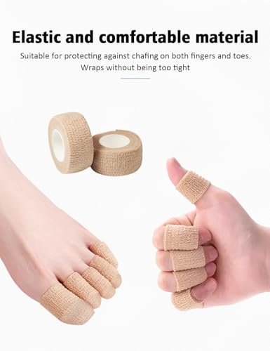 Fizzest Broken Big Toe Little Toenail Protectors Women Men, Runners Big Toe Caps Covers Bandage, Toe Guards for Feet Sleeve, Toe Cushions for Pain Relief, Ingrown Toenail Treatment, Corn Removers for Toes - görsel 4