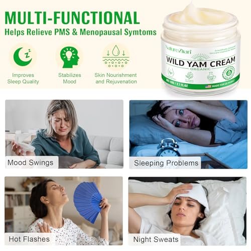 NATURE ZIRAN Wild Yam Cream - Wild Yam Cream - Suitable for Relieving Symptoms During Periods of Physical Change - for All Skin Types 2.1floz - görsel 16