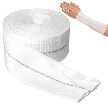 Tubular Elastic Sport Bandage 2inch x 32.8 Feet Reusable Sleeve Stretch Dressing Retainer Gauze Stockinette Tubing for Arm Knees Legs
