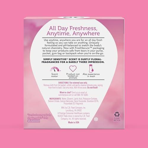 Summer’s Eve Simply Sensitive All-Over Daily Feminine Wash, Gentle pH-Balanced Body Wash for Women, Feminine Care to Remove Vaginal Odor, Gynecologist Tested, 15 Fl Oz, Pack of 3 - görsel 9