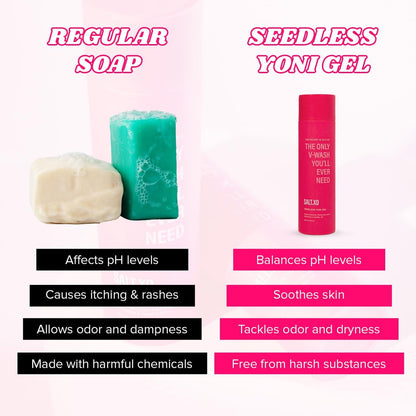 salt.xo Seedless Yoni Gel Wash, Feminine – pH Balanced Formula: Specially formulated to support the natural – Image 10