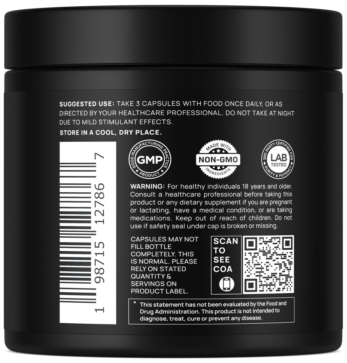 Super GLP-1 Berberine Weight Loss Supplement w. Dihydroberberine, Ceylon Cinnamon, Green Tea, Chromium Picolinate - Ultra High Potency 100:1 Berberine Natural GLP1 for Weight Loss Pills for Women - görsel 10