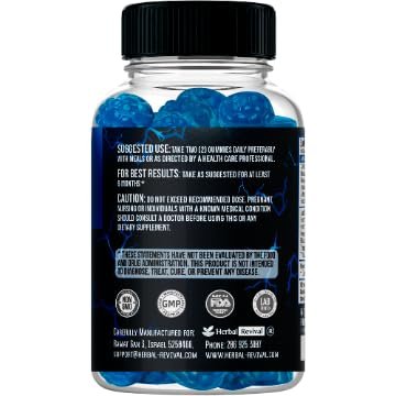 Testosterone Booster Gummies, Male Enhancing Supplement, Add 2 in” Enlargement Gummies for Men, Male Enhancement Chews Energy, Strength, Stamina, Endurance, Performance, Natural Blue Berry Chews - görsel 8