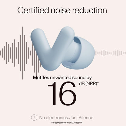 Alpine Silence Earplugs for Sleep, Focus & – Up to 25dB Noise Reduction: Effectively blocks snoring, traffic – Image 5