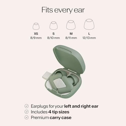 Alpine Silence Earplugs for Sleep, Focus & – Package Includes: 1 pair of earplugs with 4 tip sizes, 1 carry case – Image 14