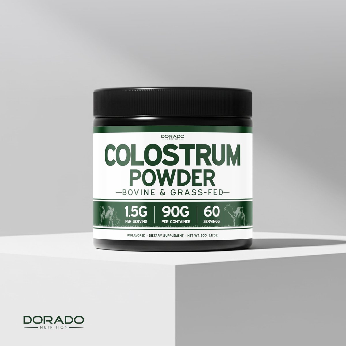 Colostrum Supplement Powder 90g (60 Servings of 1.5g Pure Bovine Colostrum Std. to Contain 20% IgG Immunoglobulins) Grass Fed Powder - No Fillers, Third Party Tested, Unflavored & Non-GMO - görsel 12