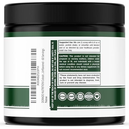 Colostrum Supplement Powder 90g (60 Servings of 1.5g Pure Bovine Colostrum Std. to Contain 20% IgG Immunoglobulins) Grass Fed Powder - No Fillers, Third Party Tested, Unflavored & Non-GMO - görsel 5