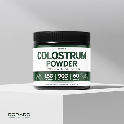 Colostrum Supplement Powder 90g (60 Servings of 1.5g Pure Bovine Colostrum Std. to Contain 20% IgG Immunoglobulins) Grass Fed Powder - No Fillers, Third Party Tested, Unflavored & Non-GMO - görsel 11