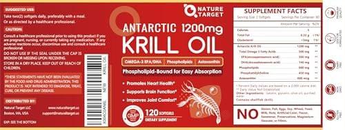 NATURE TARGET Krill Oil 120 Count - görsel 11
