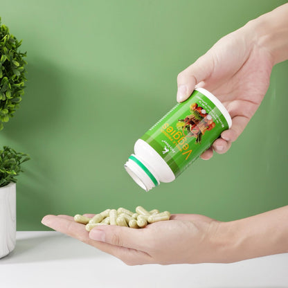 JulyDeer Veggie Supplement Premium Ingredients Natural – 90 Total Vegetarian Capsules | Balance of Natural 18 Whole Veggie Blend | Fresh Superfood Formula with Vitamins and Minerals