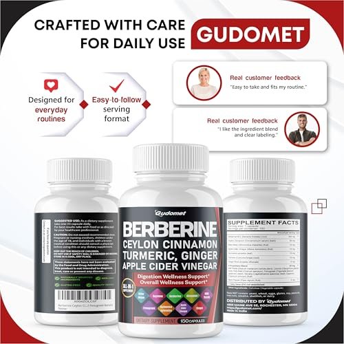 Berberine Ceylon Cinnamon - All-in-1 Supplement with Bitter Melon AVG Gymnema sylvestre Turmeric Milk Thistle Licorice Holy Basil Fenugreek Banaba - görsel 2