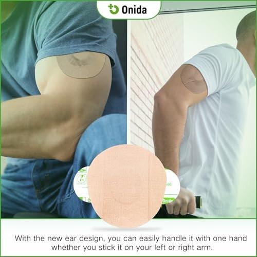 Onida Dexcom G7 Adhesive Patches 20PCS, Waterproof Over Patches for G7 & Stelo Flexible CGM Tape, Pre-Cut Adhesive Medical Tape, Continuous Glucose Monitor Sensor Cover - görsel 3