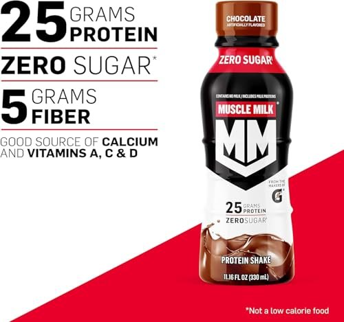 Muscle Milk Genuine Protein Shake, Cookies – Convenient Ready-to-Drink: No mixing or preparation required—just – Image 6
