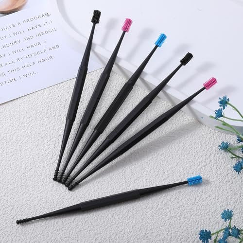 Piriuuo 9 Pcs Ear Wax Removal Tool Spiral Ear Wax Remover Silicone Ear Cleaning Kit Reusable Ear Cleaner Wax Remover for Ears Safe Ear Wax Removal Tool for Olders Adult Kids - görsel 1