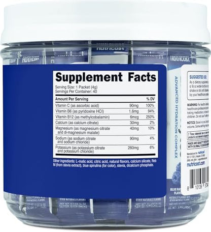 Nutricost Electrolytes Complex, Blue – Great Taste: Blue Raspberry flavor that is sweet and tangy, making it – Image 3