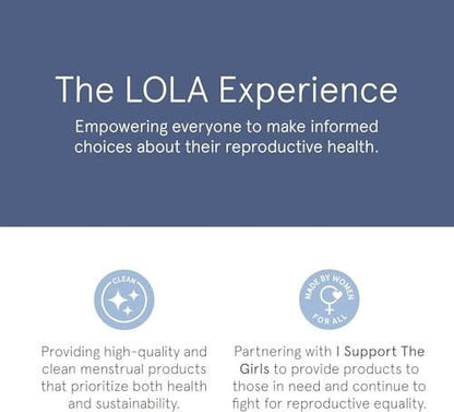 LOLA 100% Organic Cotton Tampons with Cardboard Applicator, Super Absorbency, 36 Count (2 Packs of 18) – Period Feminine Hygiene Products, HSA FSA Approved