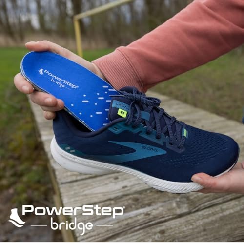 PowerStep Bridge Flexible Arch Insoles with – Flexible Arch Support: The Bridge design adapts to your foot's – Image 1