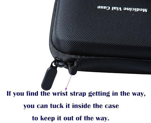 Moyite 24 Slots Peptide Case for Fridge – Fits 1ml 2ml 3ml Vial Storage for Insulin, GLP-1, with Hand Strap and Logo, Black (Case Only) - görsel 12