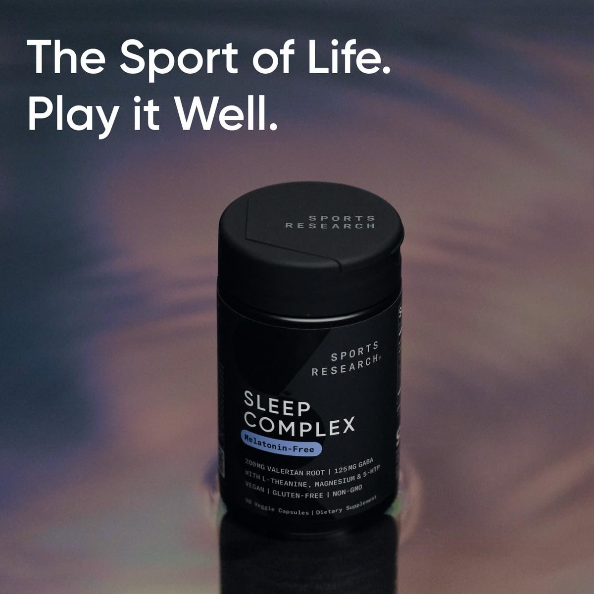 Sports Research® Sleep Complex - – Magnesium: An essential mineral that helps regulate neurotransmitters and – Image 5