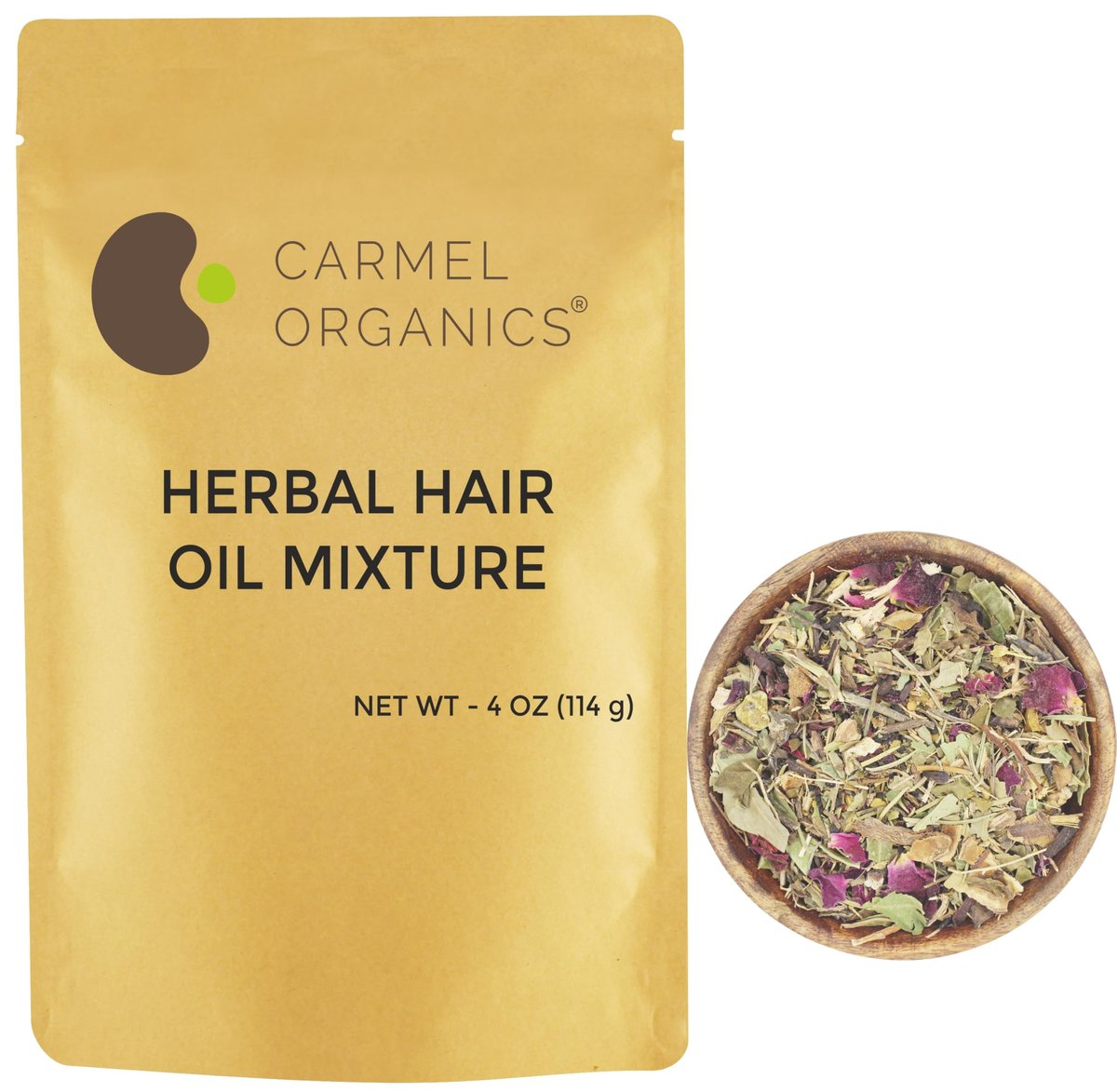 CARMEL ORGANICS Amla/Amlaki (Emblica officinalis) Fruit Powder (8 Ounces) for Hair Care, Skin and Wellness | Natural, Non GMO | No Added Preservatives - görsel 11