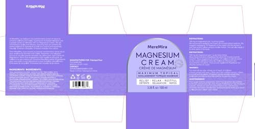 Magnesium Cream for Sleep & Muscle Relief: Topical Night Calming & Deep Relaxation Lotion - Restless Cramps Leg & Joint Care Lotion - Lavender 3.38 Fl. Oz. - görsel 8