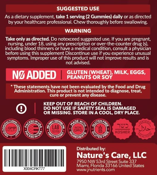 Shilajit 10,000mg Gummies for Men & Women - Maximum Strength Pure Himalayan Shilajit, Gluten-Free, Non-GMO, 100% Vegetarian - Natural Raspberry Flavor - 60 Count - görsel 1