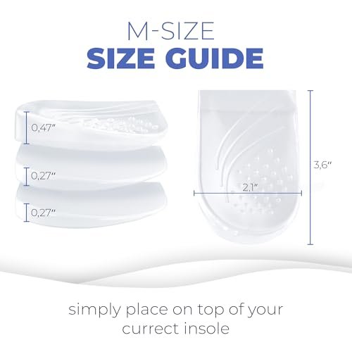 Orthopedic Heel Wedge Inserts – 3-Layer Adjustable Gel Insoles for Supination, Pronation, Flat Feet & Heel Pain Relief – Supportive Shoe Cushions for Men & Women - görsel 14