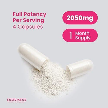 Myo-Inositol & D-Chiro Inositol Supplement For Women (120 Capsules, 2050mg Per Serving Ideal 40:1 Ratio Myo Inositol) Hormone Balance for Women - Third Party Tested, Vegan Safe & USA Made - 120 Count
