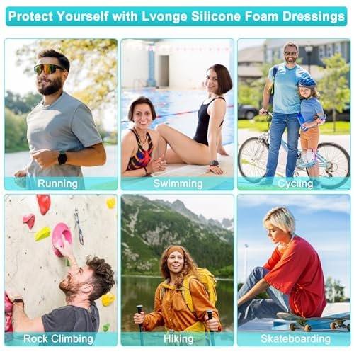Silicone Foam Dressing 4"x4"(10 Pack) with Adhesive Border, Wound Care Dressings Highly Absorbent Large Waterproof Silicone Bandages for Pressure Ulcers, Bedsores, Leg Ulcers - görsel 9