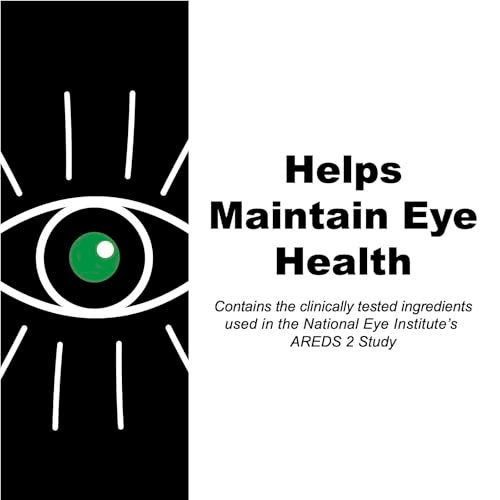Generic4ME AREDS 2 SoftGels, 500 mg Vitamin C, 400 IU Vitamin E, 10 mg Lutein, 2 mg Zeaxanthin, 80 mg Zinc, 2 mg Copper - Supports Eye Health - 240 Mini SoftGels (Four Month Supply) - görsel 3