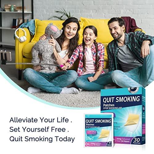 Quit Smoking Patches, 14 mg Step 2 Smoking Patches, Step Patches to Quit Smoking, Smoking Aid to Help Quit Smoking 30 Patches - görsel 10