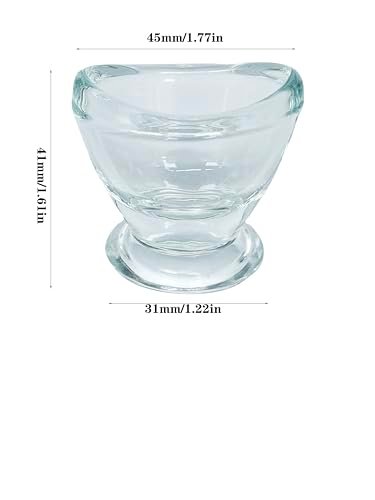 2 Pcs Glass Eye Wash Cups – Eye Rinse Cleaner for Portable Eye Care