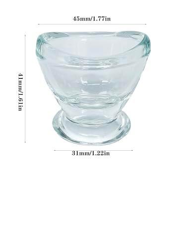2 Pcs Glass Eye Wash Cups – Eye Rinse Cleaner for Portable Eye Care