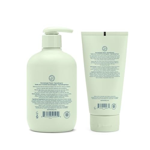Pipette Vanilla + Ylang Ylang Wash and Lotion Duo, Pack of 2, Clean, Includes Baby Body Wash and Lotion for Newborns and Kids, Tear-Free Bath Time, Baby Bath and Newborn Essentials, Non-toxic - görsel 3