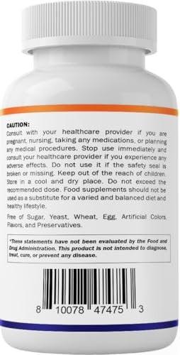 Vitamatic Lithium Orotate 5mg, 240 Veggie Capsules, Non-GMO, Gluten Free - görsel 16