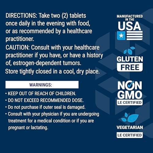 Life Extension Estrogen Balance Elite, Menopause Support Supplement, Hormone Balance, Hot Flashes, Night Sweats, Vaginal Dryness, Gluten-Free, Non-GMO, Vegetarian, 60 Tablets - görsel 1