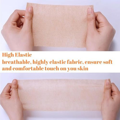 24 Rolls Self Adhesive Bandage Wrap, Vet Wrap 4 Inch for Horses Dogs Wounds Care Dressings, Elastic Self Stick Cohesive Bandage Wrap, Wrist, Sports, Ankle Tape Leg Wraps (Mixed)