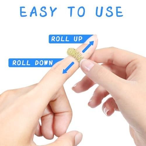 Ortarco 12PCS Acupressure Rings, Anxiety Ring, 6 Colors Acupuncture Ring and Finger Massager, Quiet Fidgets for Classroom, Home and Office Stress Reduction - görsel 11