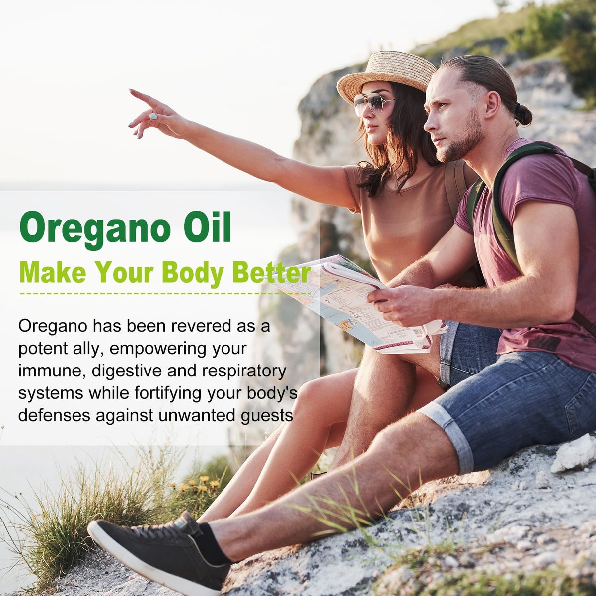 Nature's live Oil of Oregano with Black Seed Oil, 2 in 1 Oregano Supplement for Immune Health, Retains High Concentrated Carvacrol & Thymoquinone, Non-GMO, 60 Softgels, 2 Pack - görsel 11