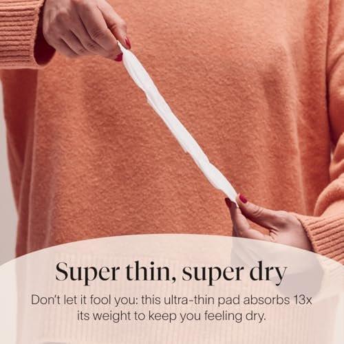 Cora 100% Organic Cotton Topsheet Pads (34 Made to Move Super Pads) - görsel 5
