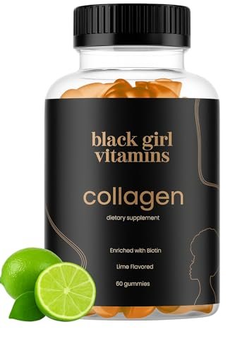 Black Girl Vitamins - Collagen Gummies for – Dimensions: Standard gummy bottle size – Image 10