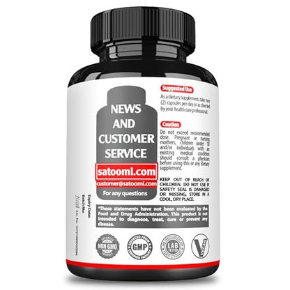 Satoomi NAD Nicotinamide Riboside - NR 1000mg Supplement - 60 Count for 30 Days