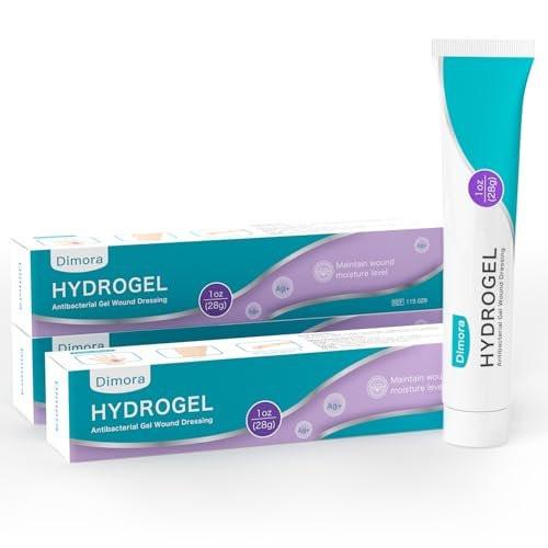 Dimora Antibacterial Gel Wound Dressing-3 Packs 3oz (28gx3), Silver Hydrogel First Aid Ointment for Soothing & Wound Healing, Antibacterial Care for Minor Abrasions, Cuts, Lacerations and Scalds. - görsel 1