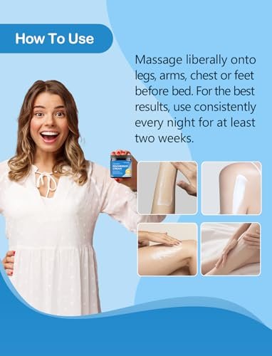 STILIP Natural Topical Magnesium Cream – Magnesium Lotion for Nighttime Skin Care, Lightweight Moisturizing Body Cream for Deep Hydration-Unscented - görsel 10