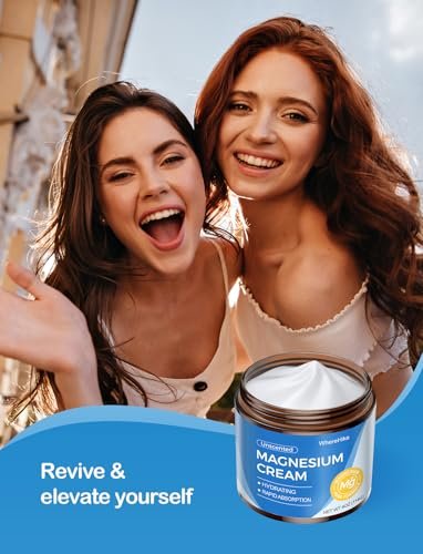 STILIP Natural Topical Magnesium Cream – Magnesium Lotion for Nighttime Skin Care, Lightweight Moisturizing Body Cream for Deep Hydration-Unscented - görsel 12