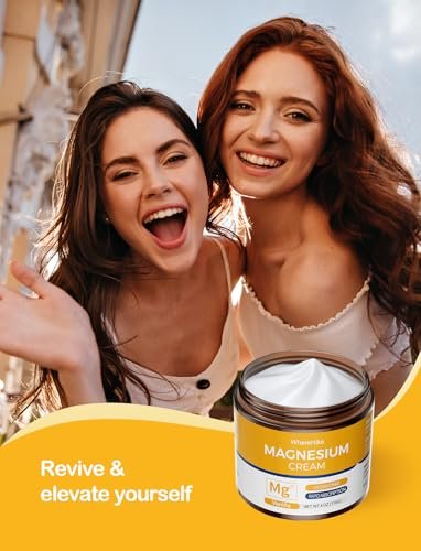 STILIP Natural Topical Magnesium Cream – Magnesium Lotion for Nighttime Skin Care, Lightweight Moisturizing Body Cream for Deep Hydration - Vanilla